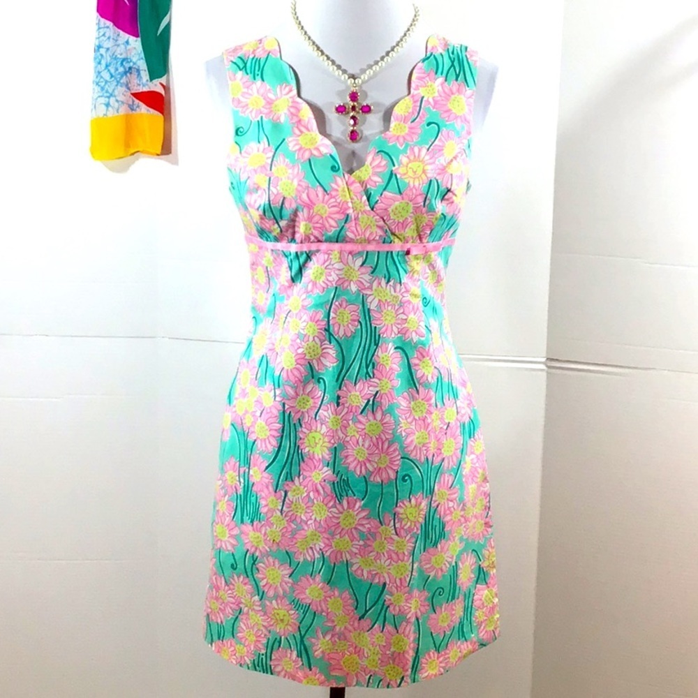 Lilly Pulitzer Bliss Blue Grass sundress 4